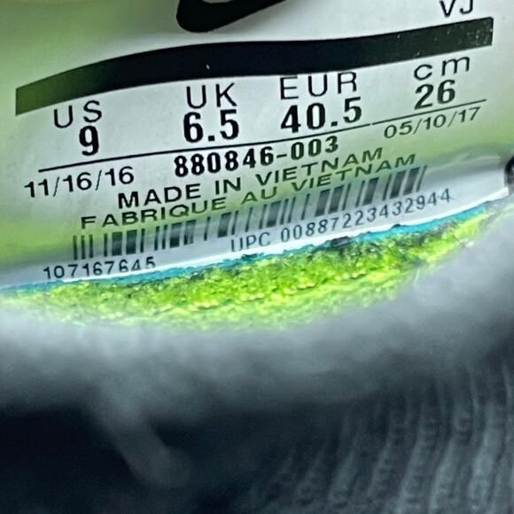 Nike Free RN Motion Flyknit Shoes Womens Size 9 Black Running Comfort Walking - Picture 8 of 8